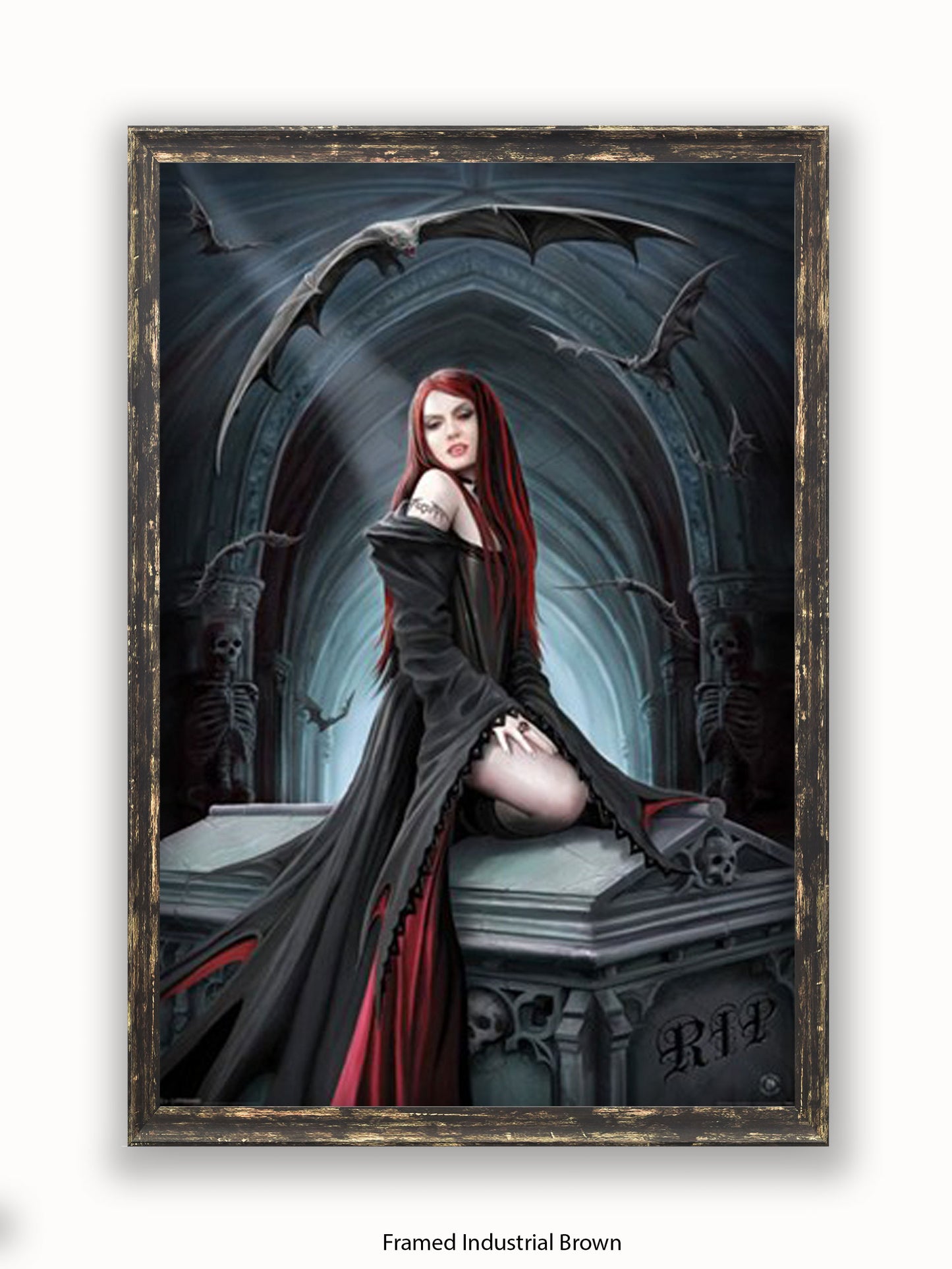 Anne Stokes  Await The Night Poster