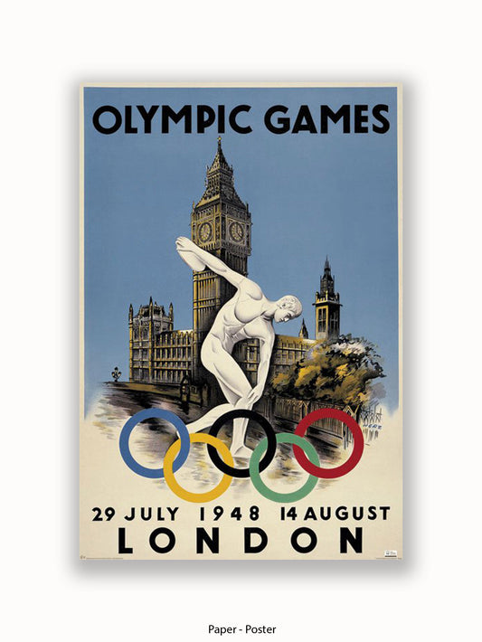 London 1948 Olympics Poster