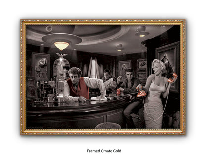 Hollywood Legends Cafe Art Poster | Java Dreams | Consani