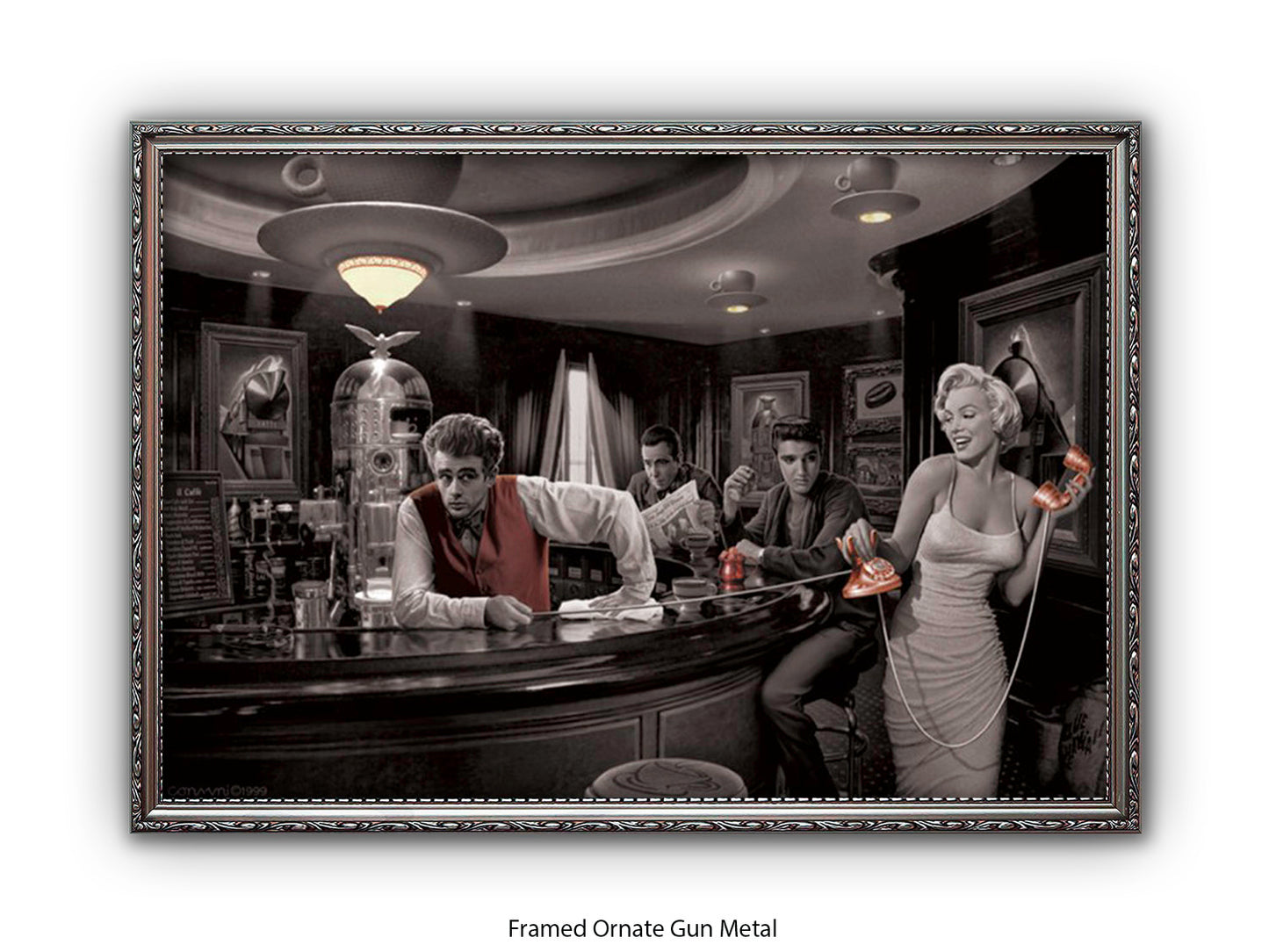 Hollywood Legends Cafe Art Poster | Java Dreams | Consani