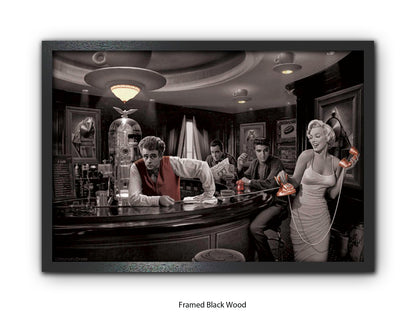 Hollywood Legends Cafe Art Poster | Java Dreams | Consani