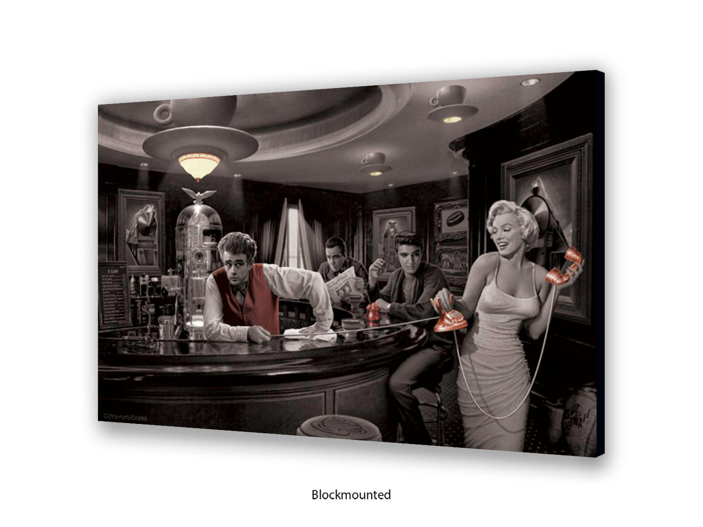 Hollywood Legends Cafe Art Poster | Java Dreams | Consani