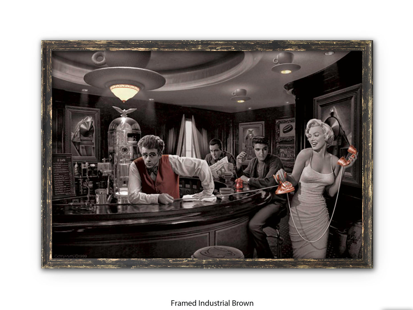 Hollywood Legends Cafe Art Poster | Java Dreams | Consani