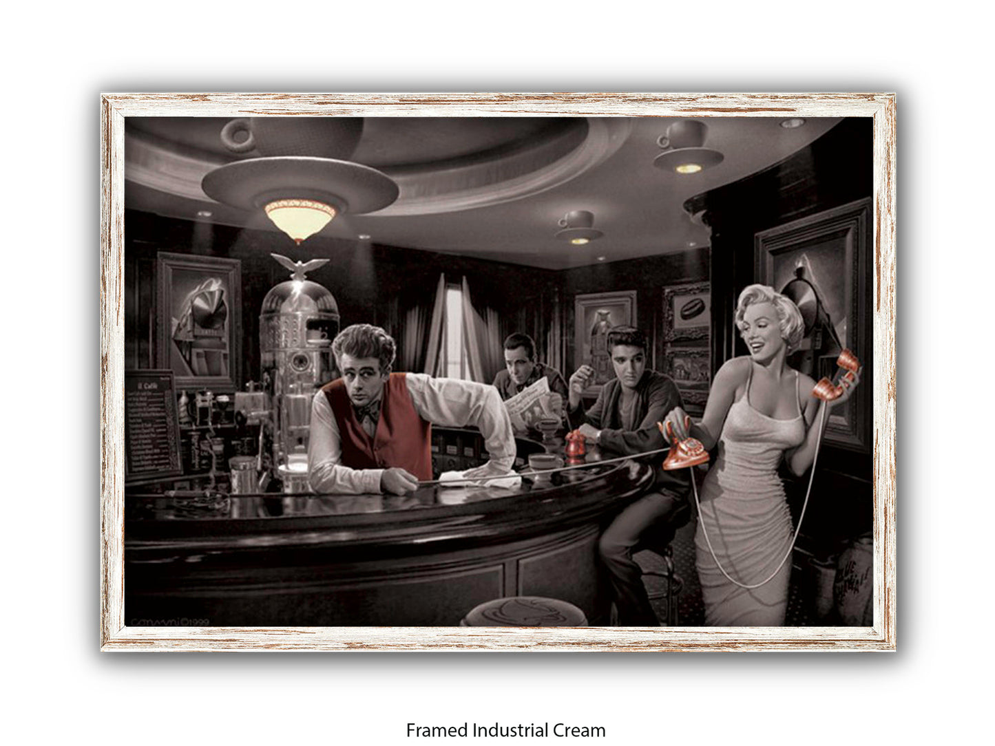 Hollywood Legends Cafe Art Poster | Java Dreams | Consani