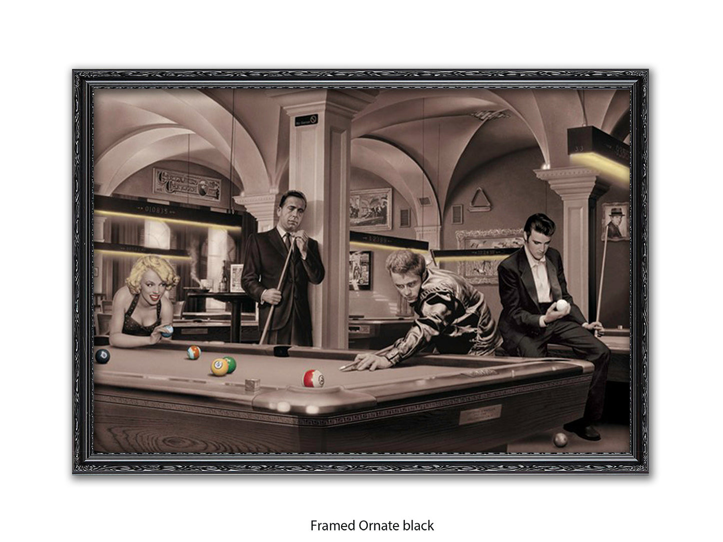 Pool Sharks - Chris Consani Hollywood Legends Fantasy Art Poster