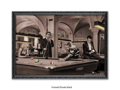 Pool Sharks - Chris Consani Hollywood Legends Fantasy Art Poster
