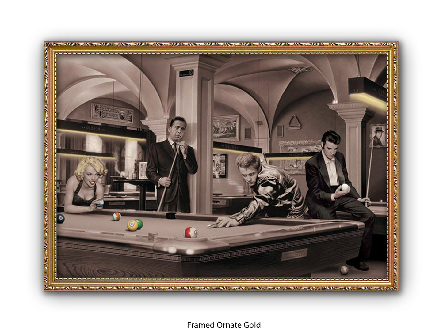 Pool Sharks - Chris Consani Hollywood Legends Fantasy Art Poster