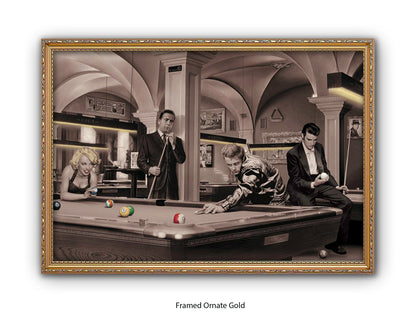 Pool Sharks - Chris Consani Hollywood Legends Fantasy Art Poster