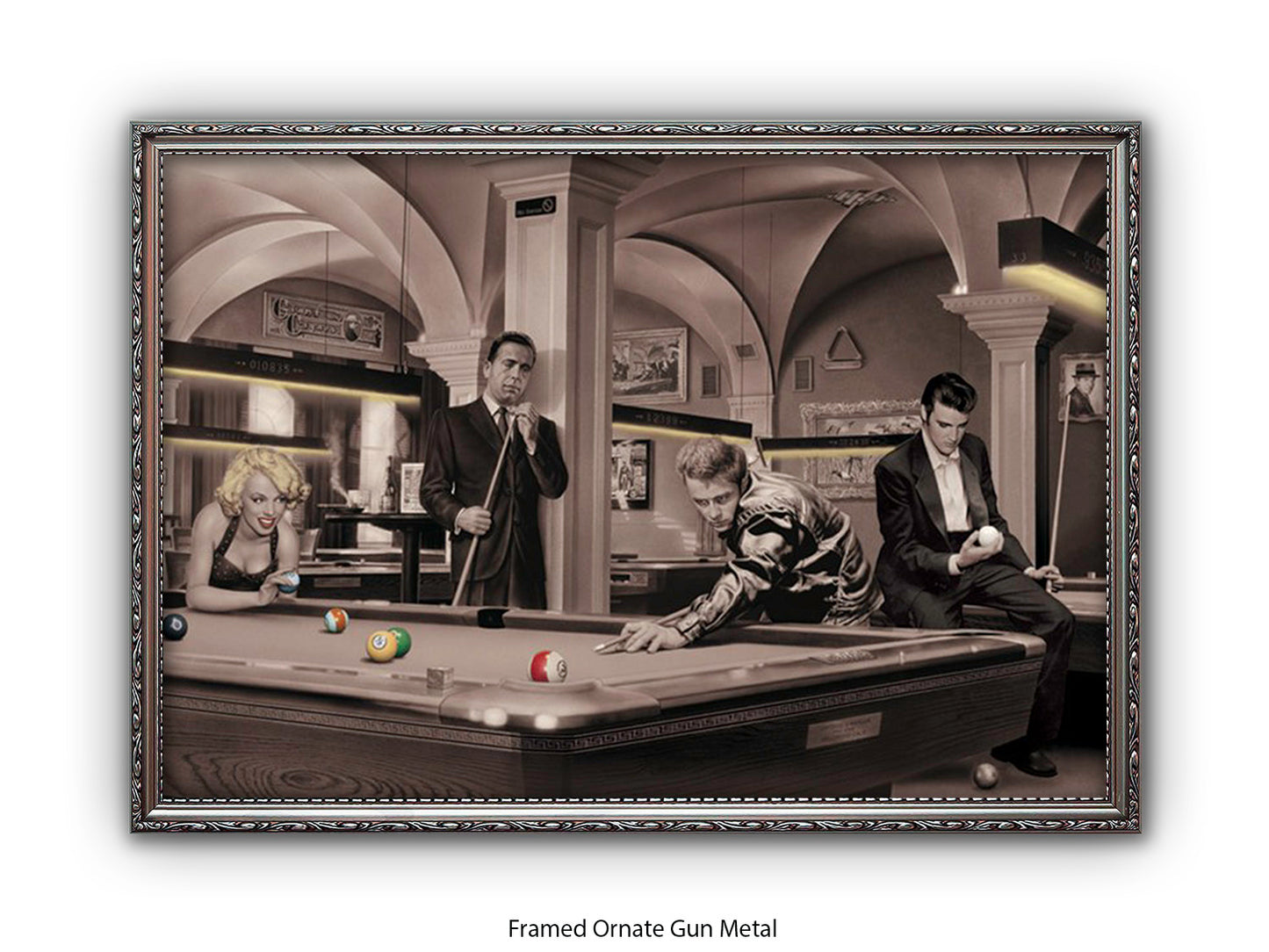 Pool Sharks - Chris Consani Hollywood Legends Fantasy Art Poster