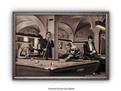 Pool Sharks - Chris Consani Hollywood Legends Fantasy Art Poster