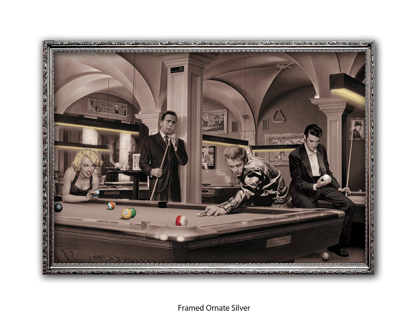 Pool Sharks - Chris Consani Hollywood Legends Fantasy Art Poster