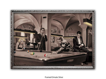 Pool Sharks - Chris Consani Hollywood Legends Fantasy Art Poster