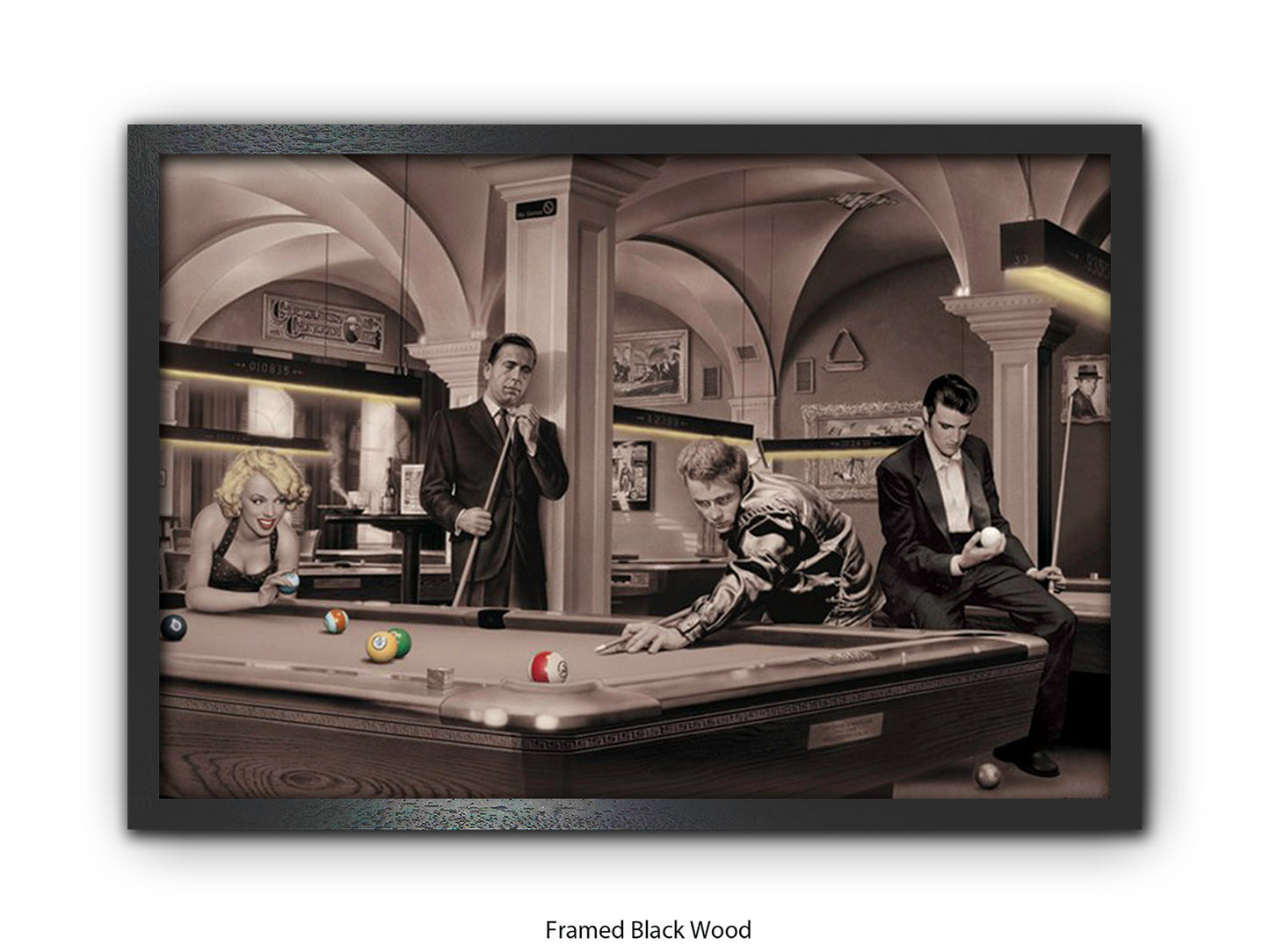Pool Sharks - Chris Consani Hollywood Legends Fantasy Art Poster