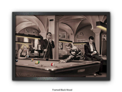 Pool Sharks - Chris Consani Hollywood Legends Fantasy Art Poster