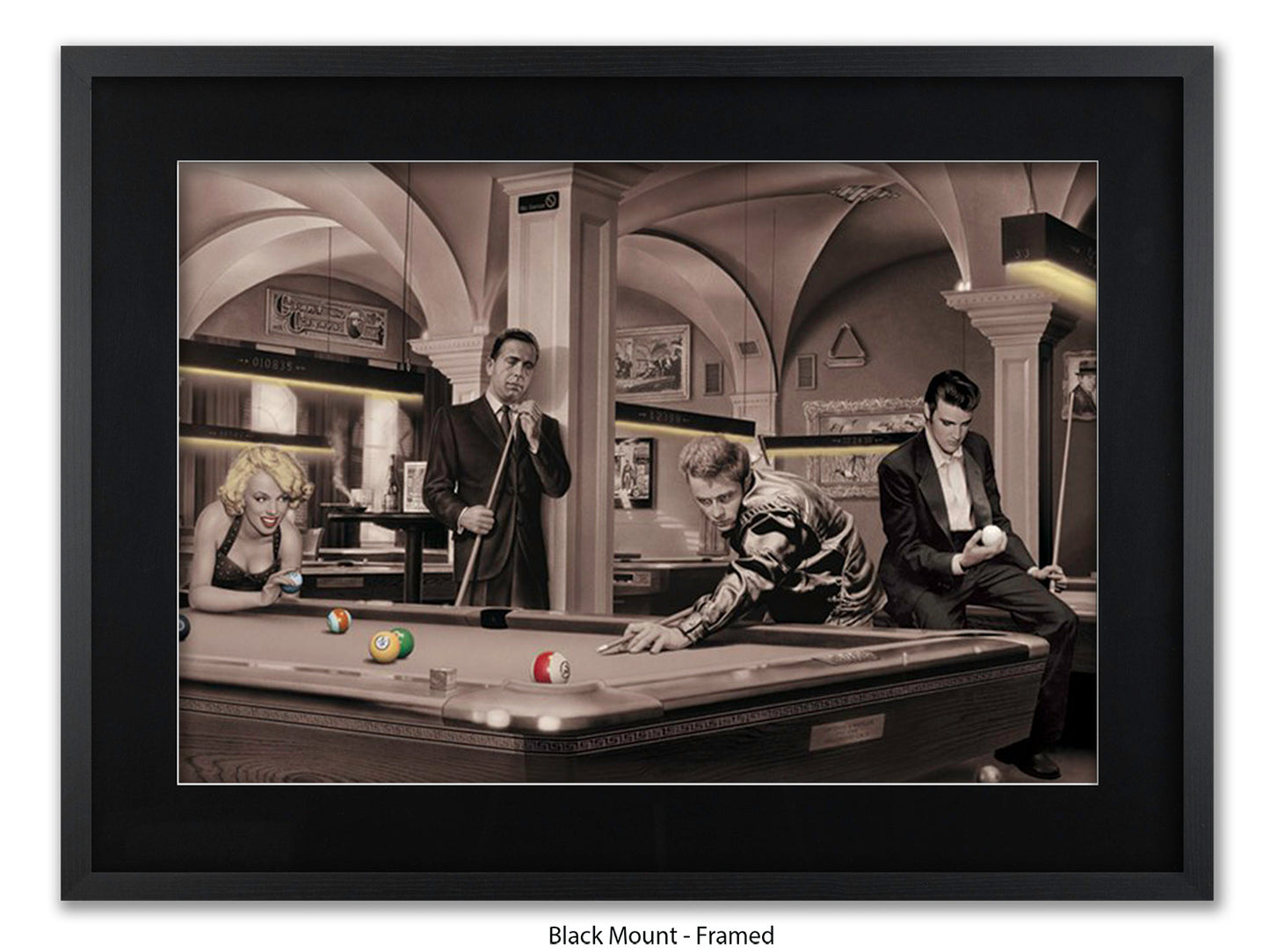 Pool Sharks - Chris Consani Hollywood Legends Fantasy Art Poster
