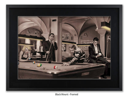 Pool Sharks - Chris Consani Hollywood Legends Fantasy Art Poster