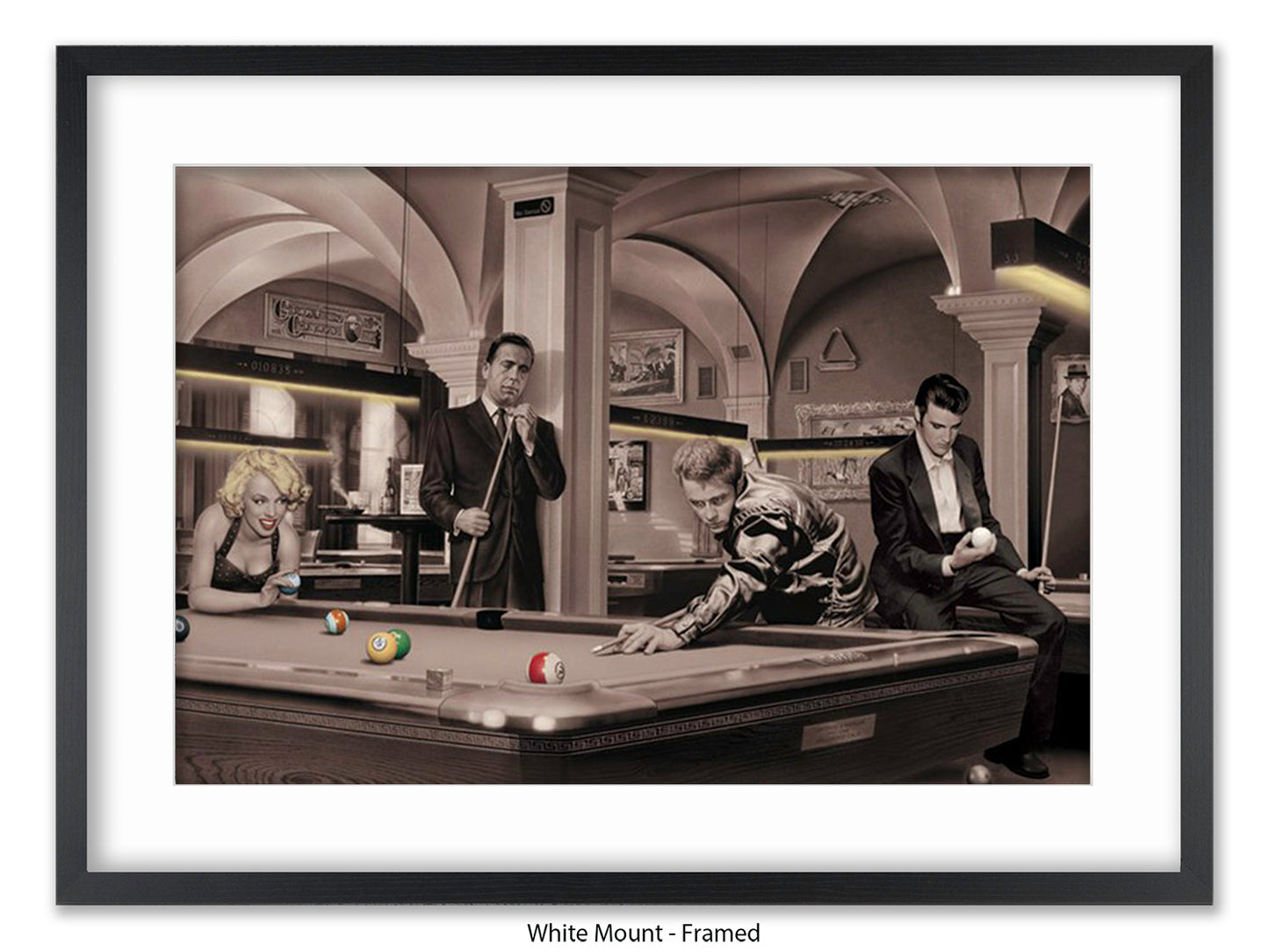 Pool Sharks - Chris Consani Hollywood Legends Fantasy Art Poster