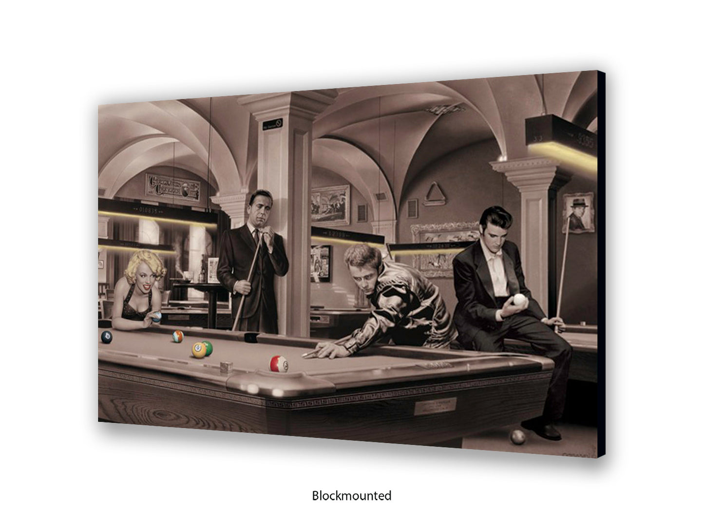 Pool Sharks - Chris Consani Hollywood Legends Fantasy Art Poster