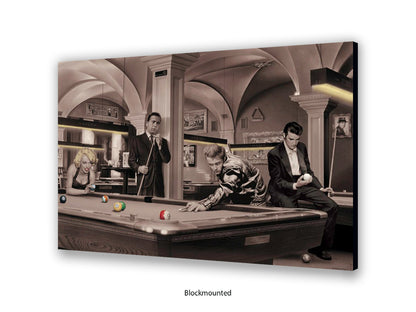 Pool Sharks - Chris Consani Hollywood Legends Fantasy Art Poster