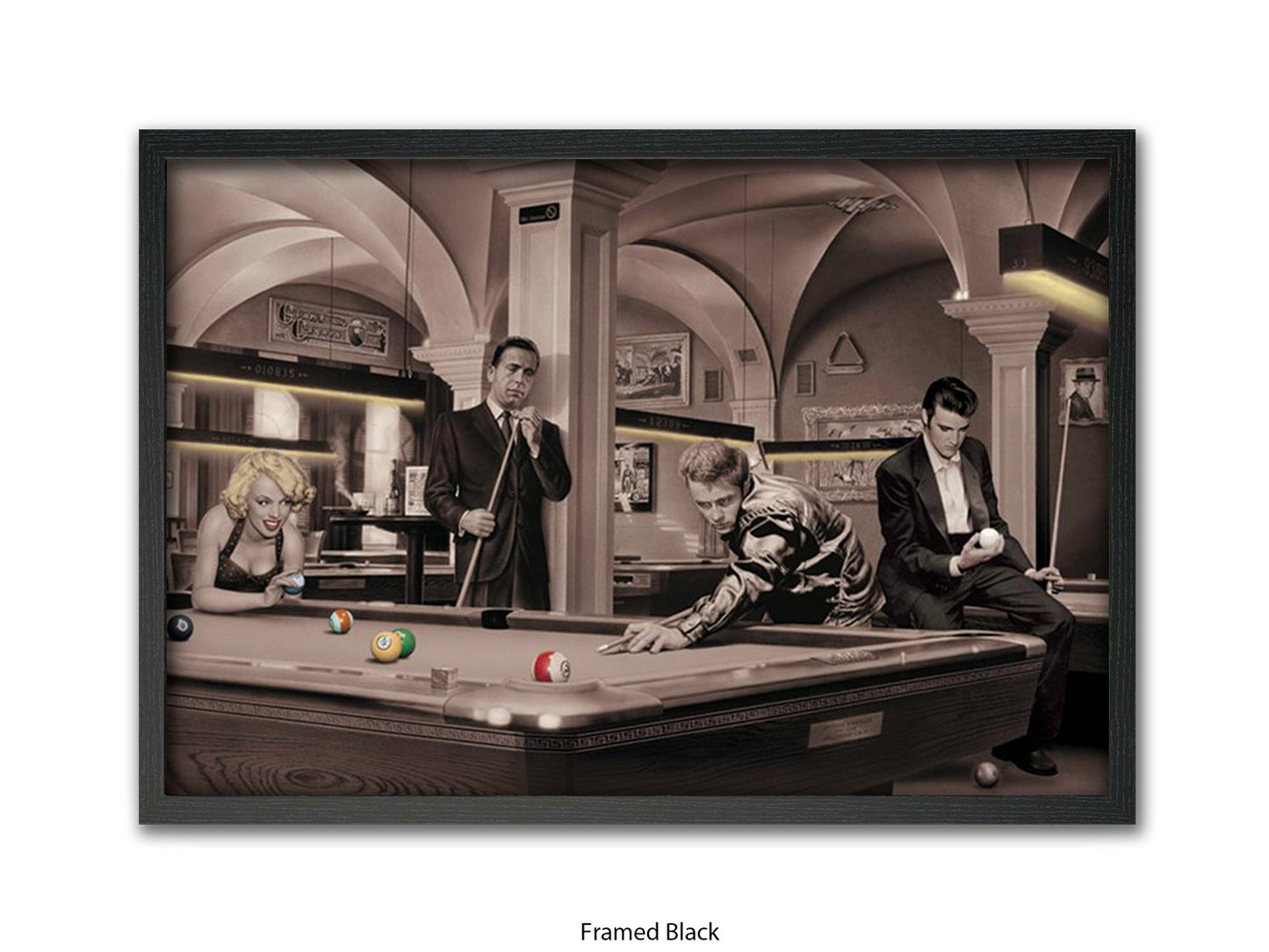 Pool Sharks - Chris Consani Hollywood Legends Fantasy Art Poster
