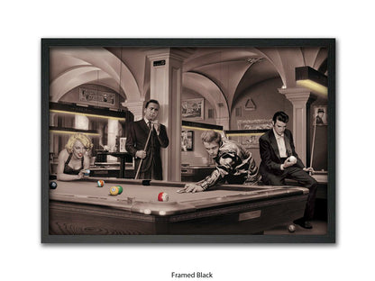 Pool Sharks - Chris Consani Hollywood Legends Fantasy Art Poster