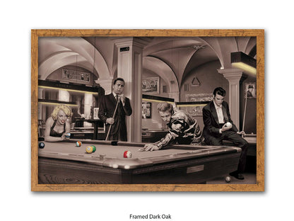 Pool Sharks - Chris Consani Hollywood Legends Fantasy Art Poster