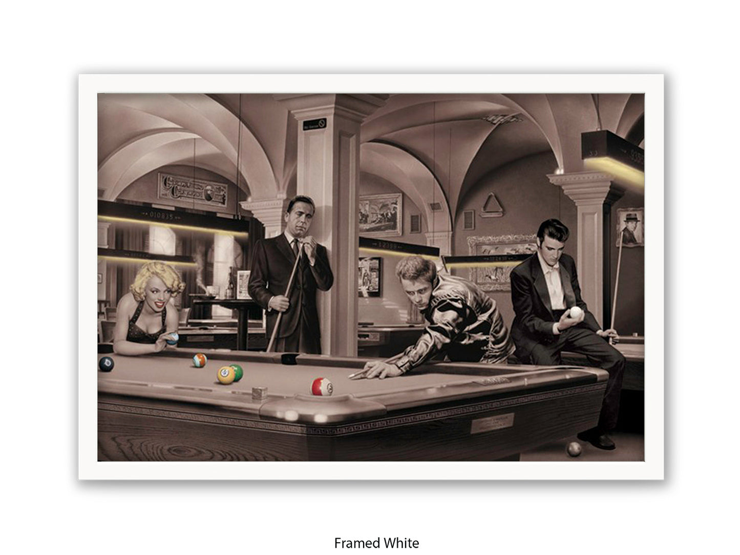Pool Sharks - Chris Consani Hollywood Legends Fantasy Art Poster