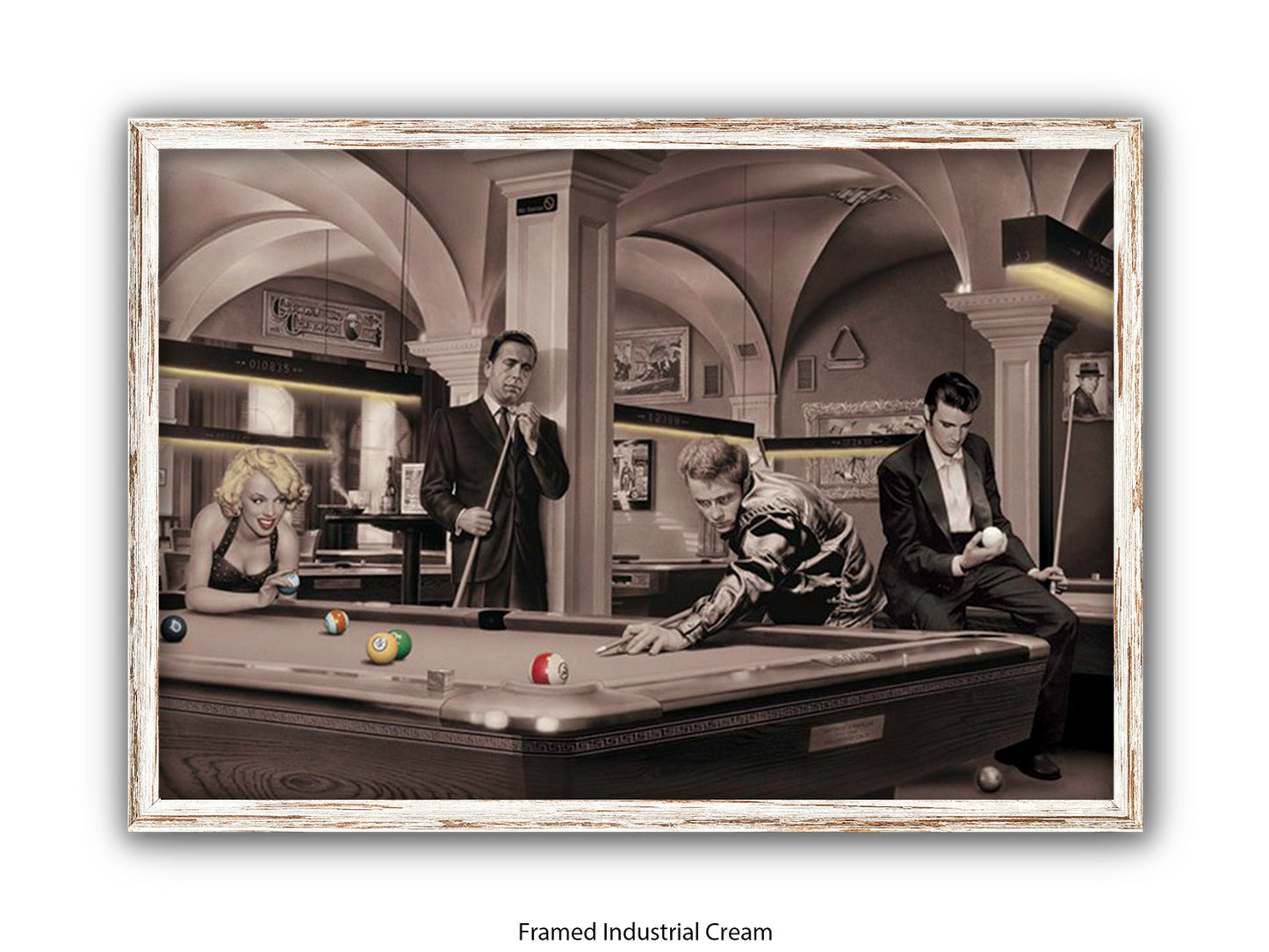 Pool Sharks - Chris Consani Hollywood Legends Fantasy Art Poster