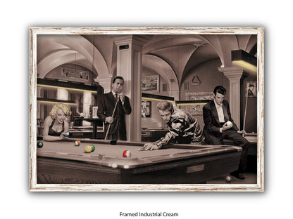 Pool Sharks - Chris Consani Hollywood Legends Fantasy Art Poster