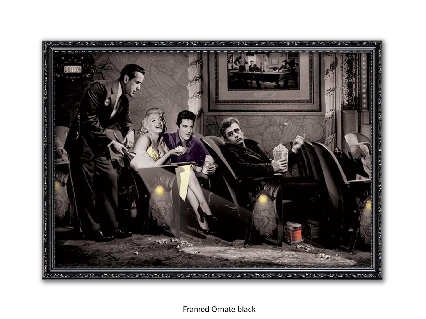 Pop Corn - Chris Consani Hollywood Legends Cinema Fantasy Art Poster