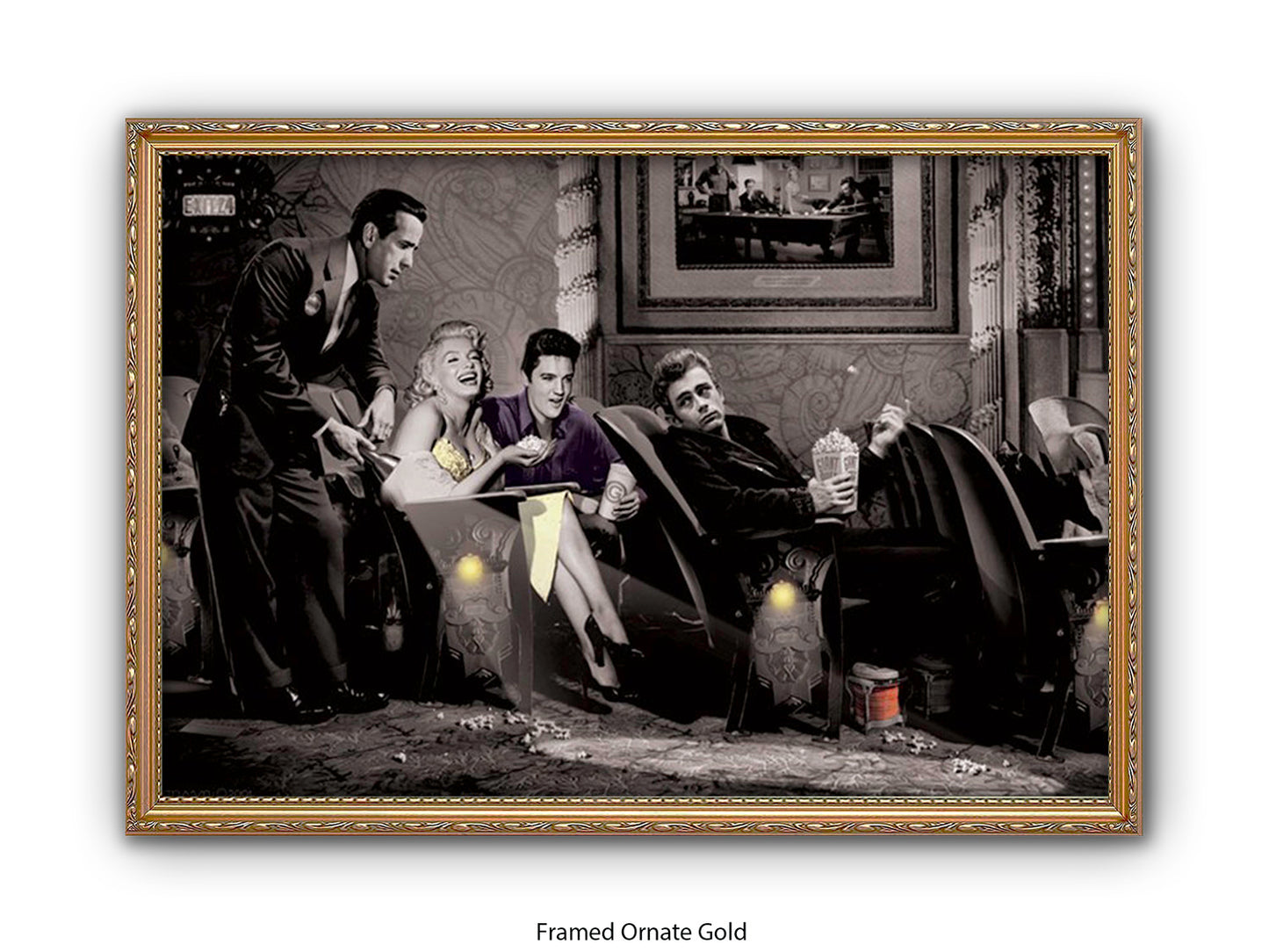 Pop Corn - Chris Consani Hollywood Legends Cinema Fantasy Art Poster