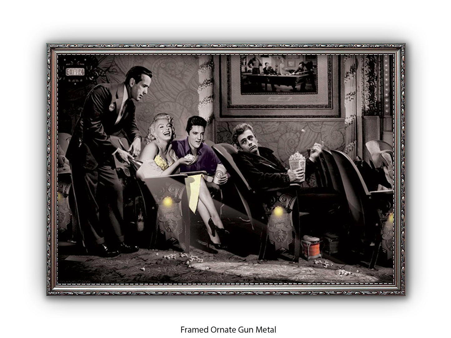 Pop Corn - Chris Consani Hollywood Legends Cinema Fantasy Art Poster
