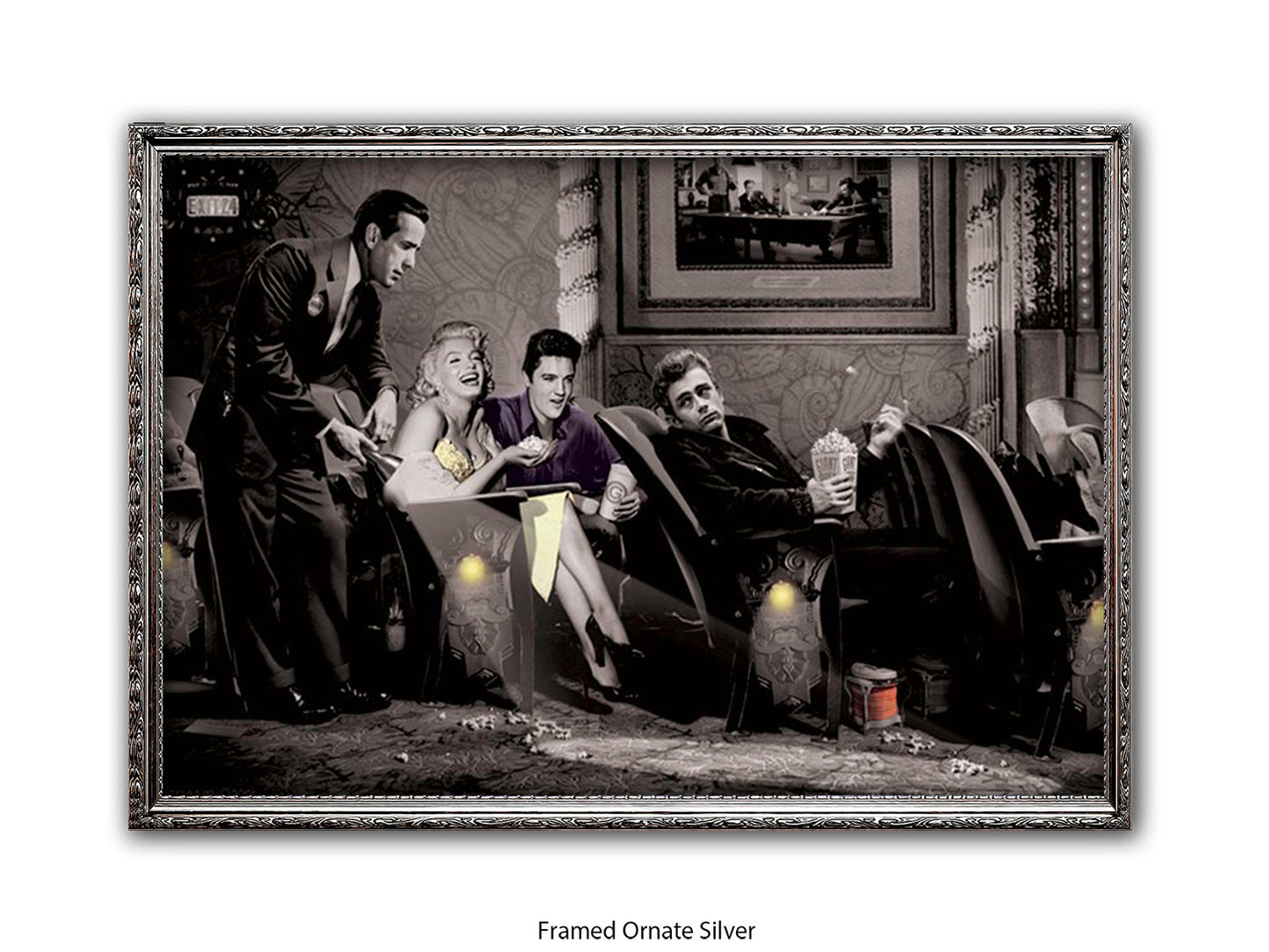 Pop Corn - Chris Consani Hollywood Legends Cinema Fantasy Art Poster