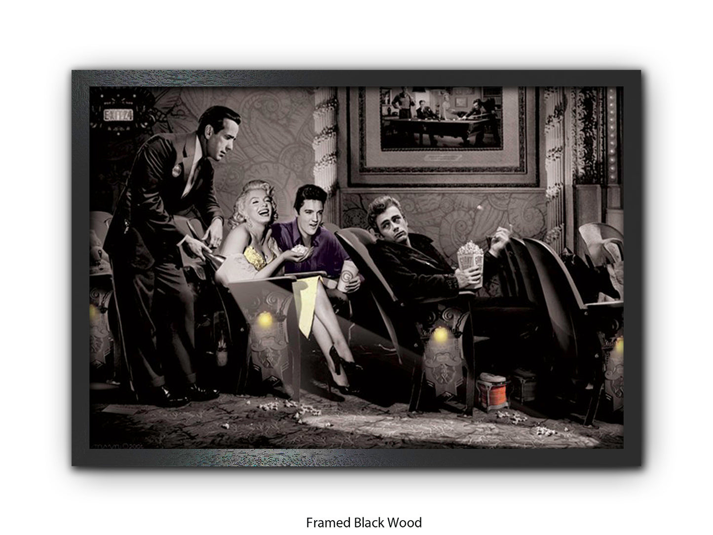 Pop Corn - Chris Consani Hollywood Legends Cinema Fantasy Art Poster