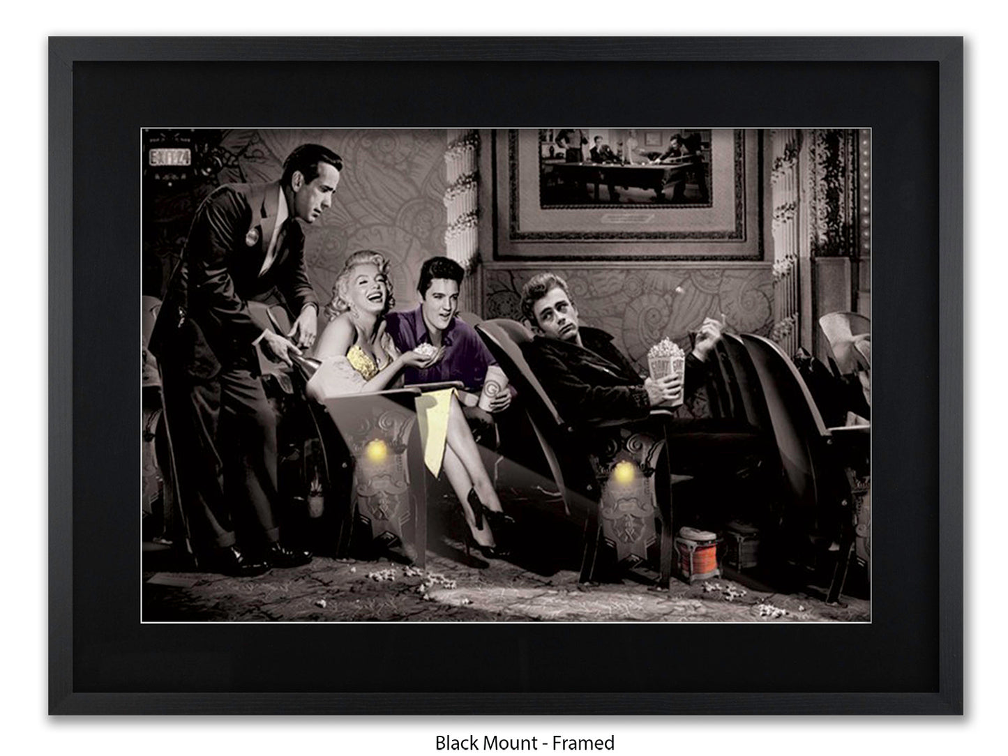 Pop Corn - Chris Consani Hollywood Legends Cinema Fantasy Art Poster