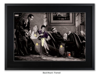 Pop Corn - Chris Consani Hollywood Legends Cinema Fantasy Art Poster