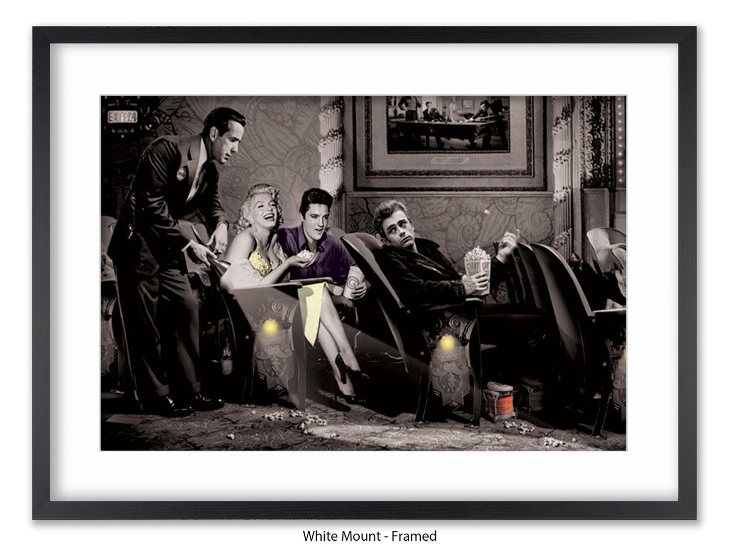 Pop Corn - Chris Consani Hollywood Legends Cinema Fantasy Art Poster