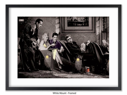 Pop Corn - Chris Consani Hollywood Legends Cinema Fantasy Art Poster