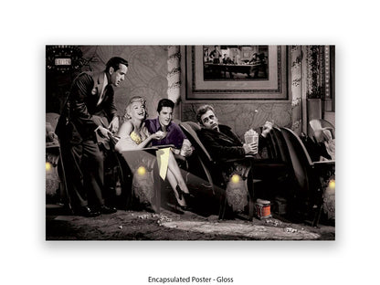 Pop Corn - Chris Consani Hollywood Legends Cinema Fantasy Art Poster