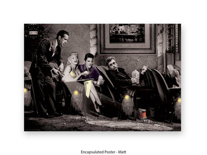 Pop Corn - Chris Consani Hollywood Legends Cinema Fantasy Art Poster
