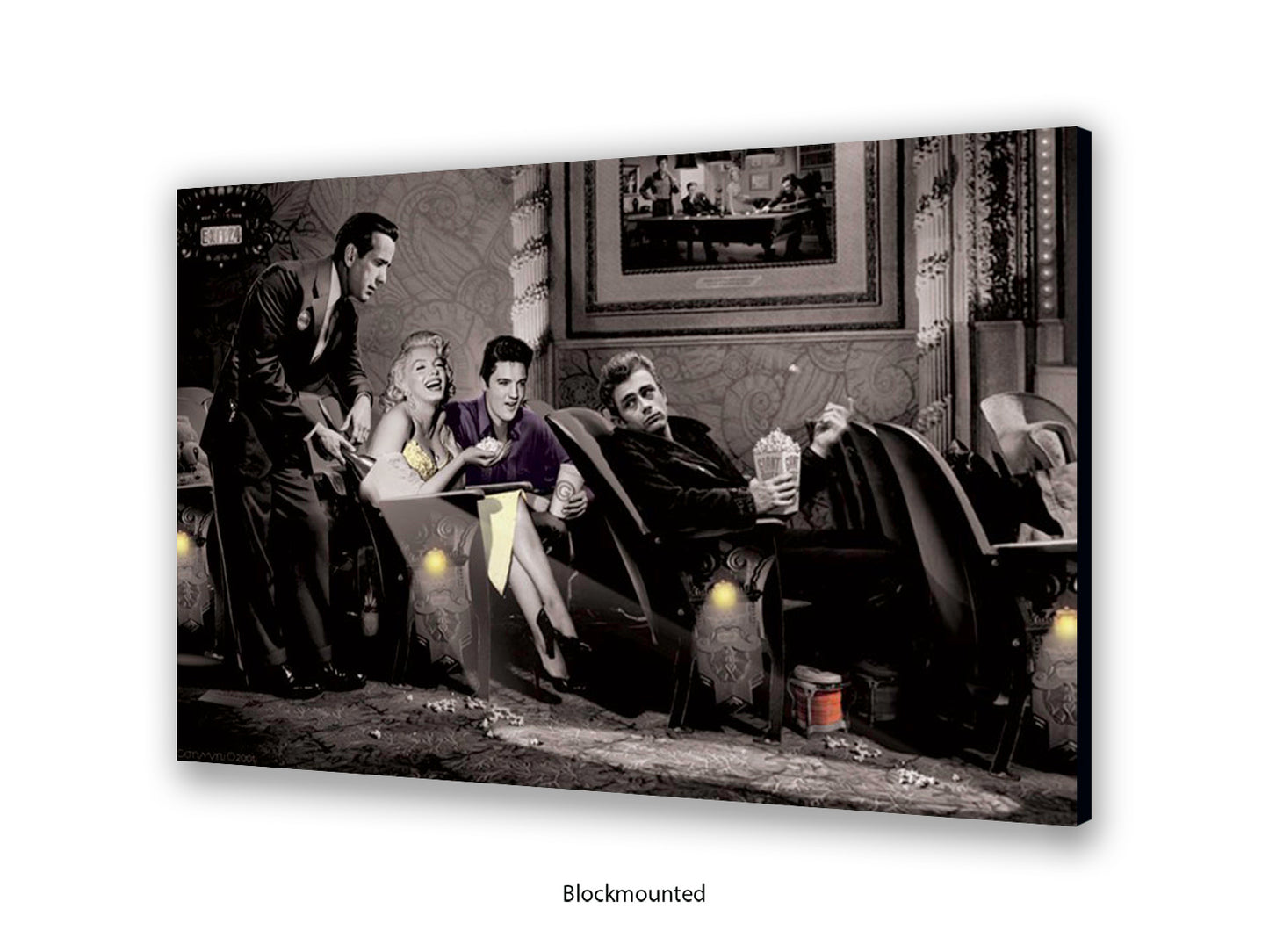 Pop Corn - Chris Consani Hollywood Legends Cinema Fantasy Art Poster
