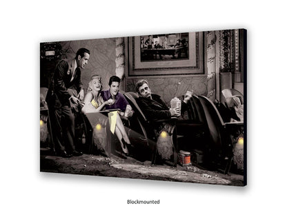 Pop Corn - Chris Consani Hollywood Legends Cinema Fantasy Art Poster