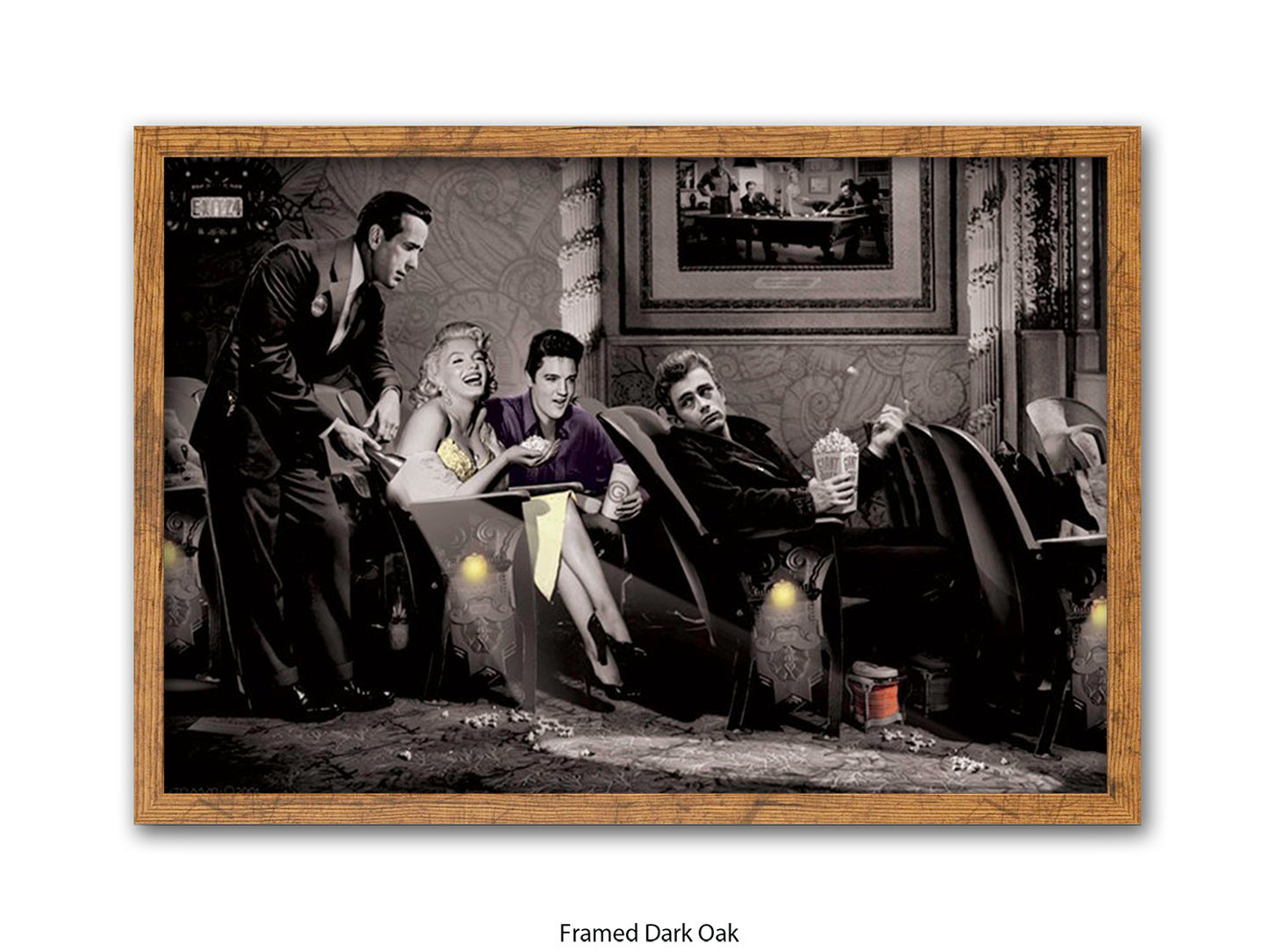 Pop Corn - Chris Consani Hollywood Legends Cinema Fantasy Art Poster