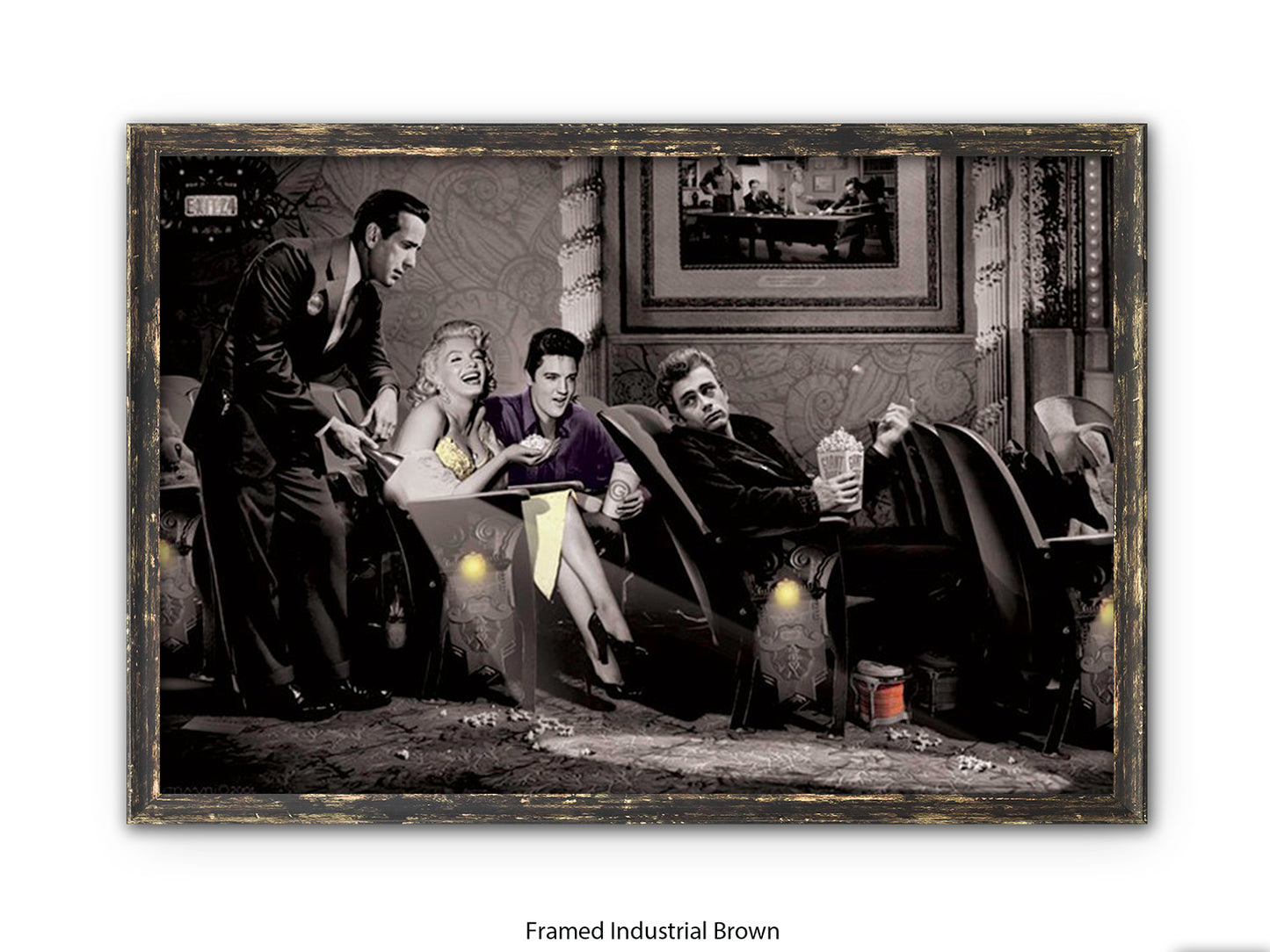 Pop Corn - Chris Consani Hollywood Legends Cinema Fantasy Art Poster