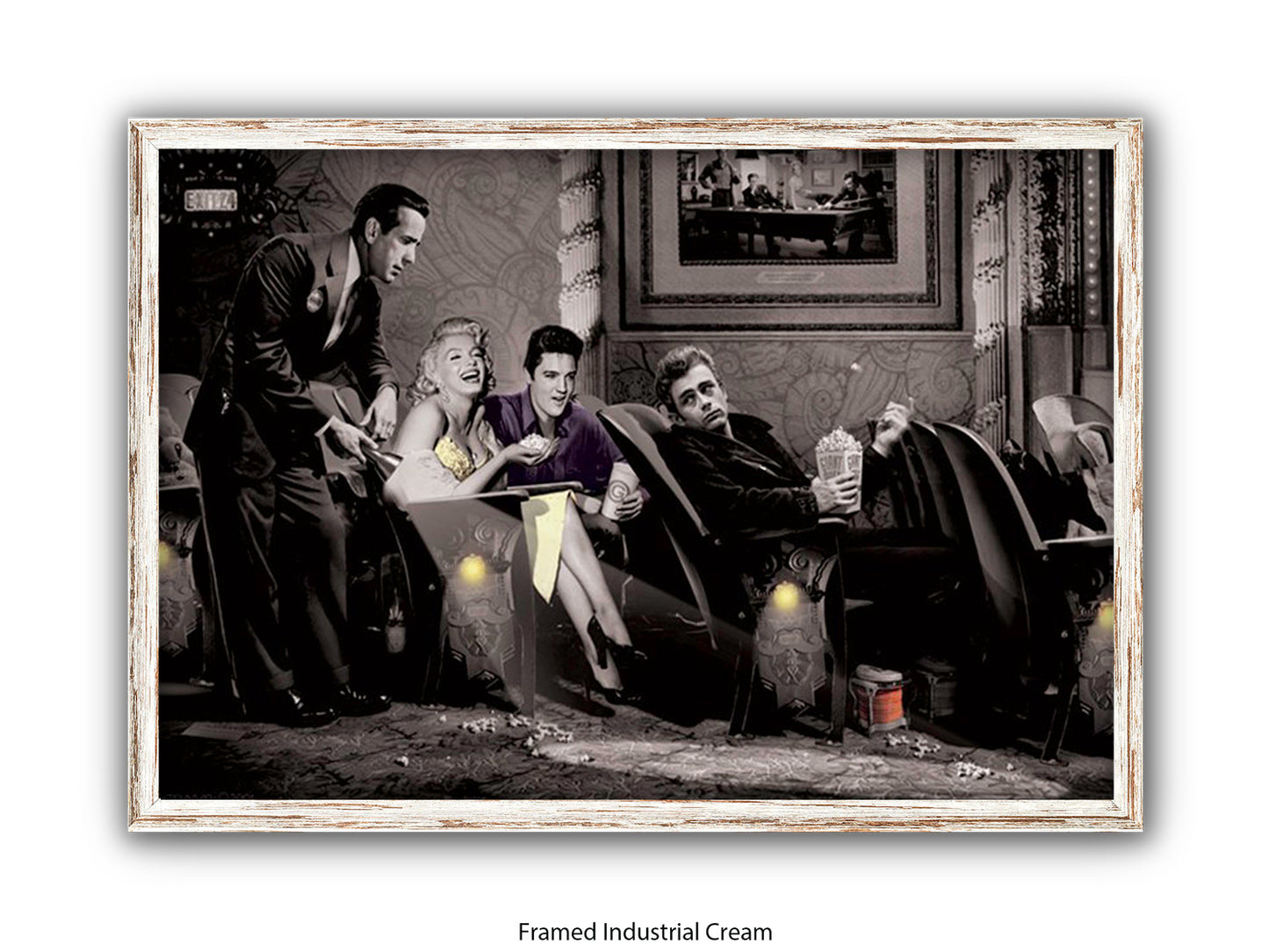 Pop Corn - Chris Consani Hollywood Legends Cinema Fantasy Art Poster