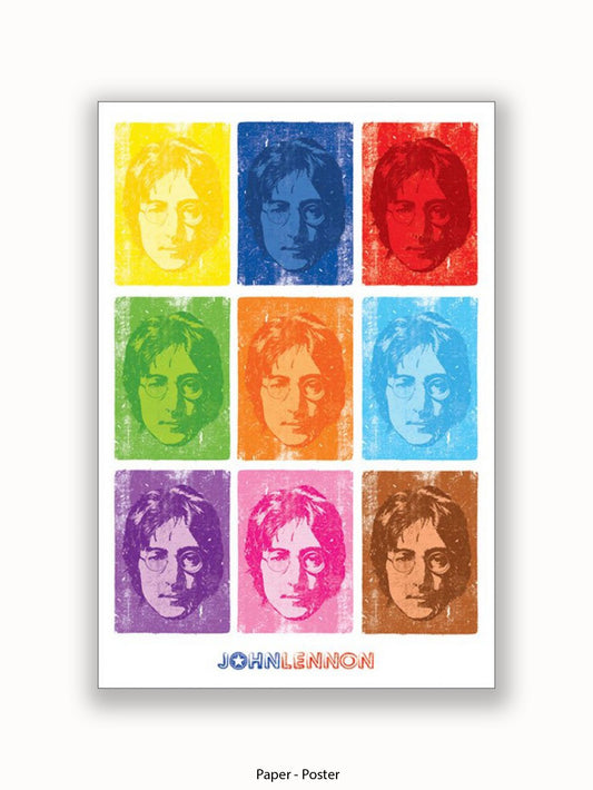 John Lennon  Pop Art Poster
