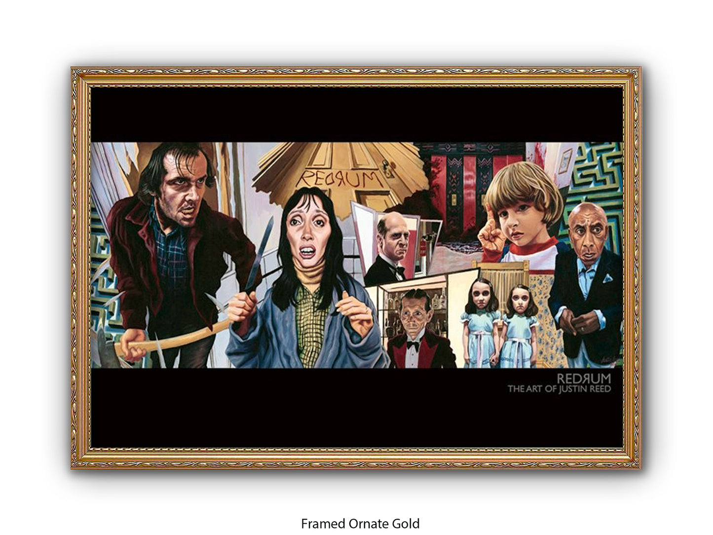 Redrum - Murder  Cinema Art Poster | Justin Reed
