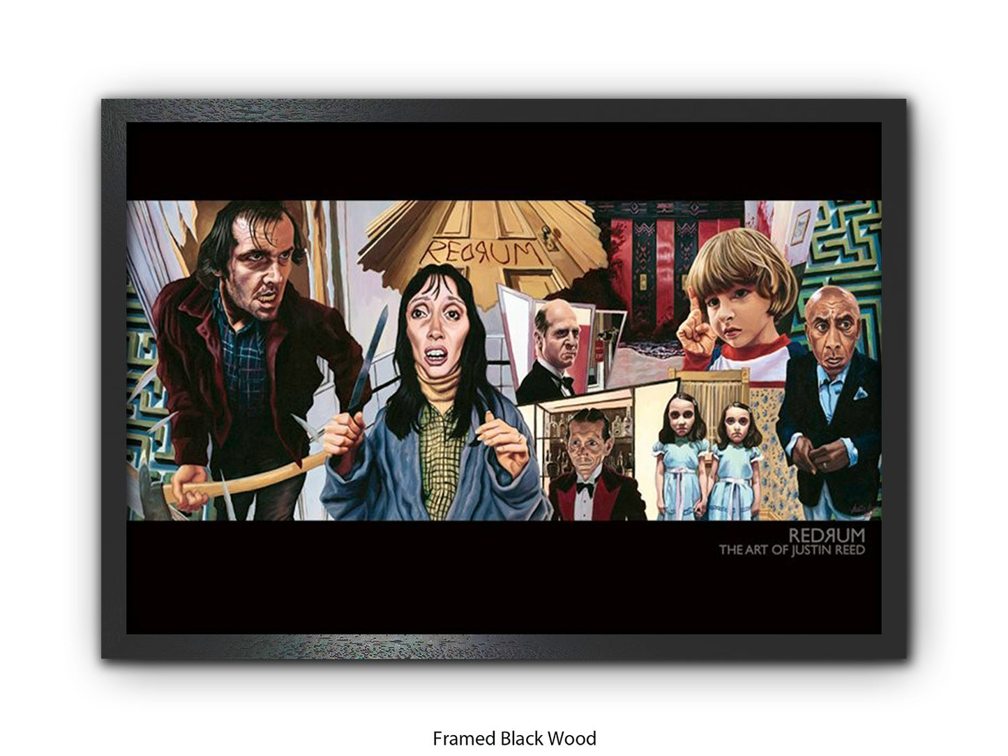 Redrum - Murder  Cinema Art Poster | Justin Reed