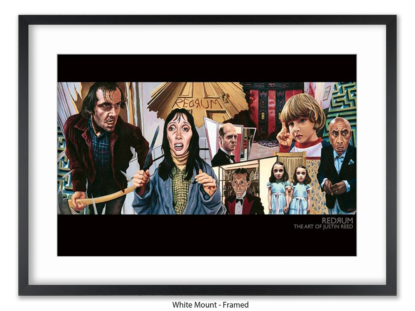 Redrum - Murder  Cinema Art Poster | Justin Reed