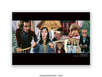 Redrum - Murder  Cinema Art Poster | Justin Reed